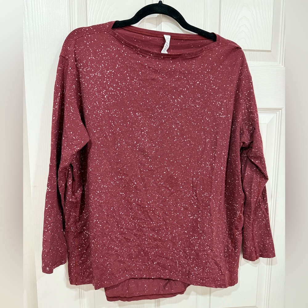 Size 6 Lululemon Back In Action Long Sleeve